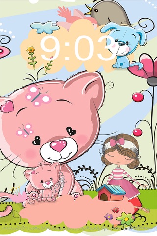 Cute Wallpapers for Girls Free – Girly Lock Screen Themes and Beautiful Backgrounds screenshot 4