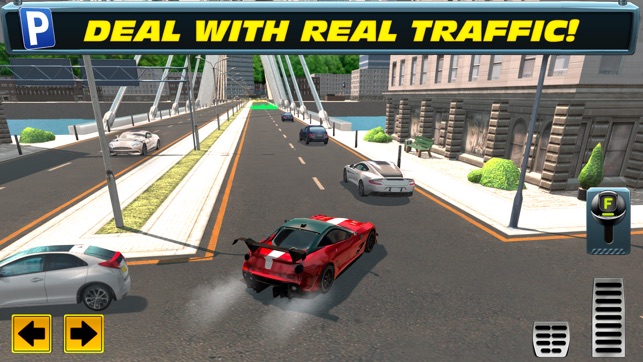 Trailer Truck Parking with Real City Traffic Car Driving Sim(圖3)-速報App