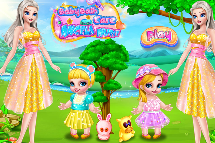 Baby Bath Care Angela Nurse - Dress up