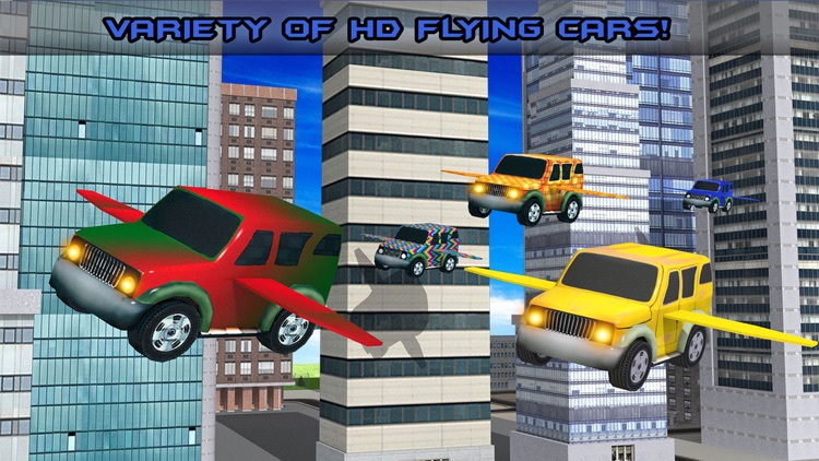 Futuristic Kids Flying Cars - Real Baby Jet Racing Simulator screenshot-3
