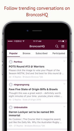 BroncosHQ - Brisbane Broncos Forum(圖1)-速報App