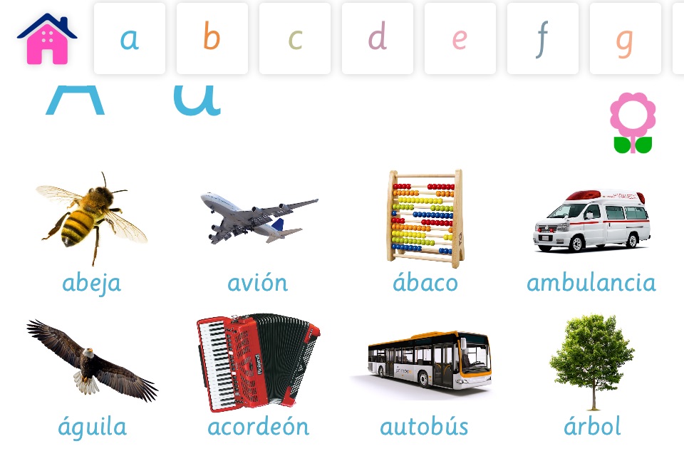 Libro de vocabulario alfabético para niños (Diccionario alfabético para Jardín de infantes y preescolar) screenshot 3