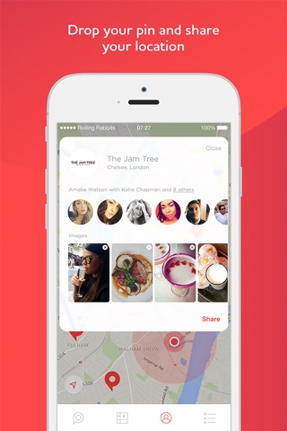 Dropin - Share your location, create an experience screenshot 2