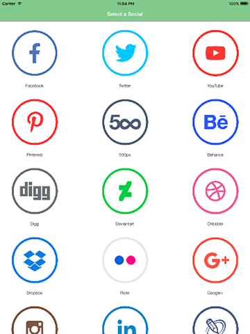 Social Appz iPad screenshot