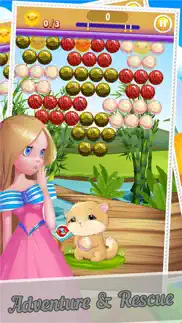 amazing bubble pet go adventure - pop and rescue puzzle shooter games iphone screenshot 3