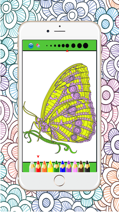Mandala Coloring Page : Best Colors Therapy Stress Relieving Book For Adult Free iPhone screenshot