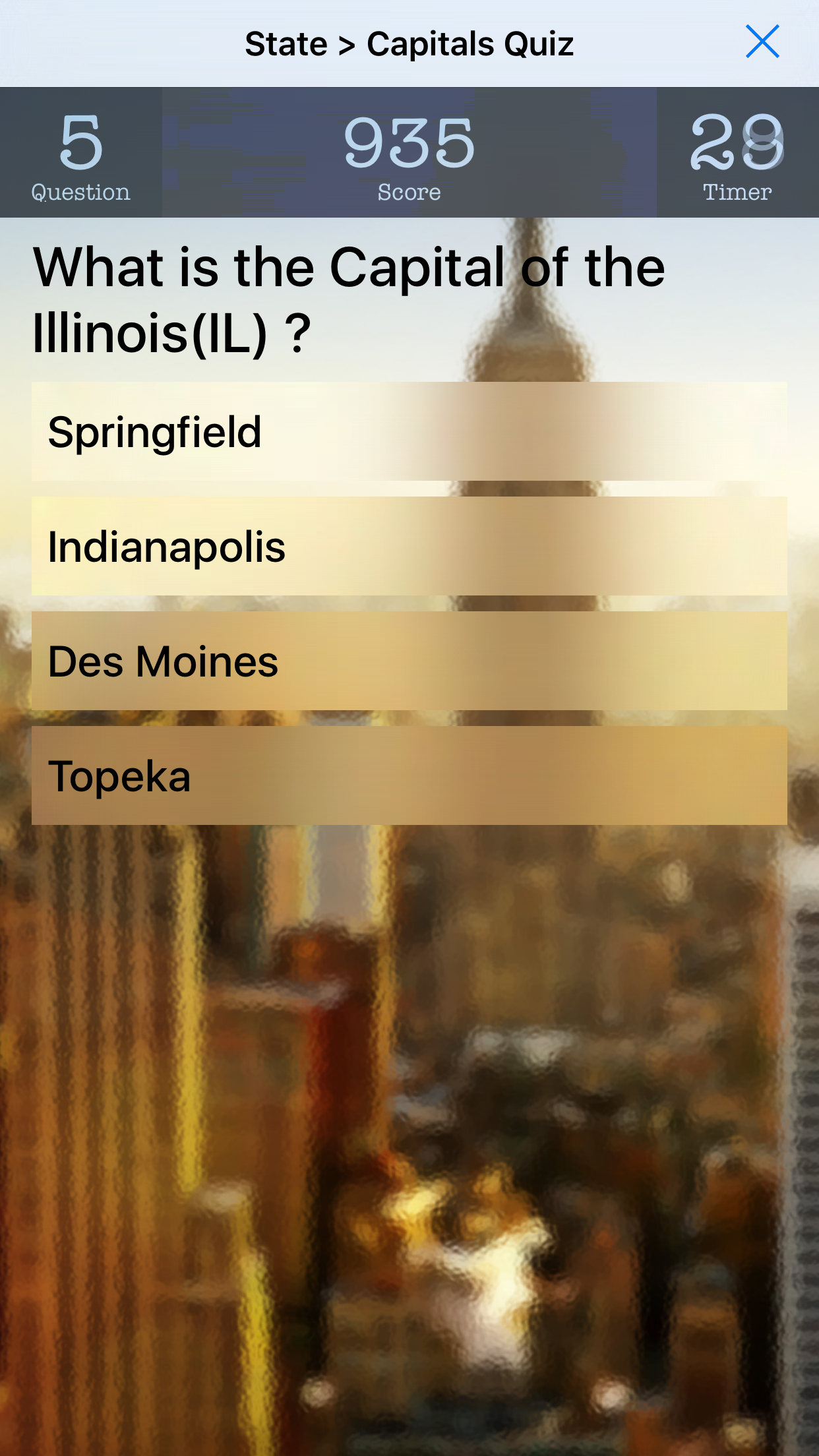 The Great USA Quiz screenshot 4