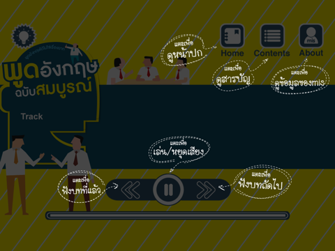 พูดอังกฤษ ฉบับสมบูรณ์ พูดอังกฤษได้ไม่ใช่เรื่องยาก iPad screenshot