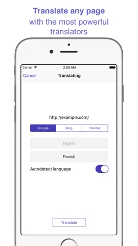 ReTranslator - translating web pages and extension for Safariのおすすめ画像2