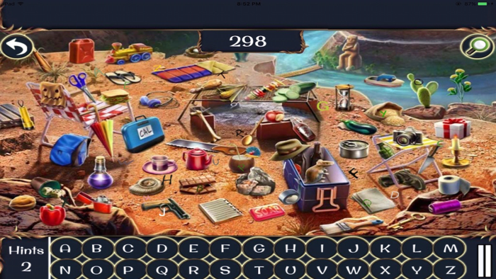 Free Hidden AlphabetsFind Hidden Objects Games