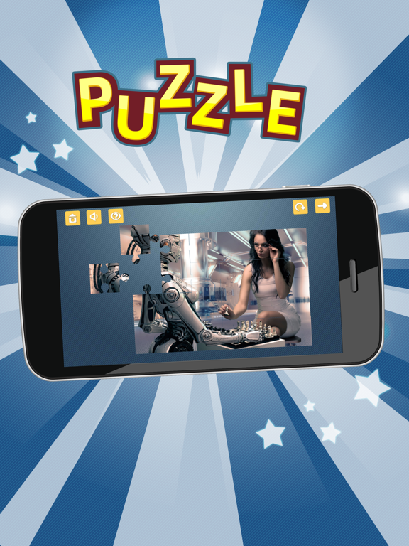 Robots New Jigsaw Puzzles 2017 iPad screenshot