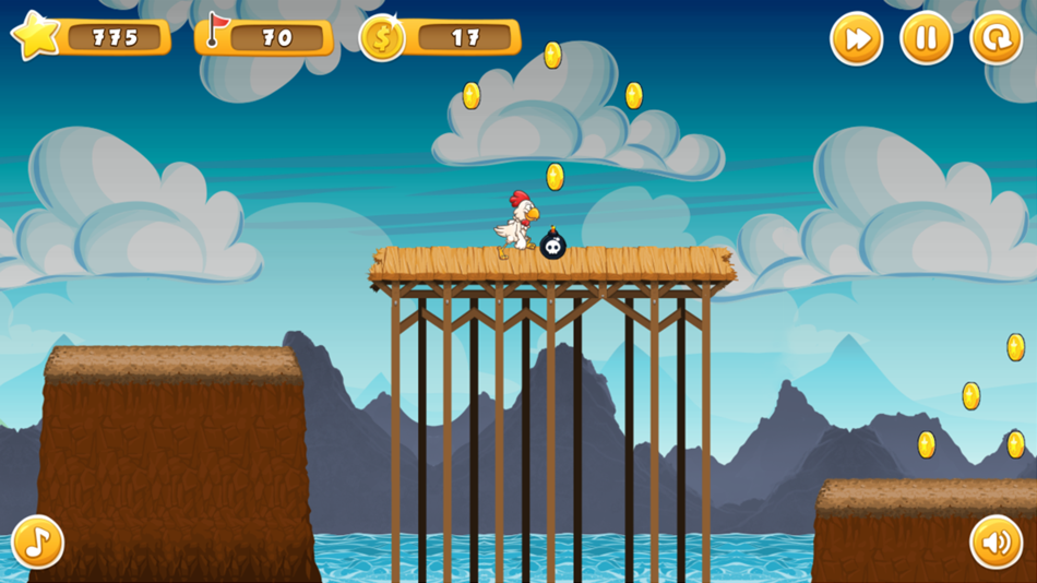 #2. Chicken Run - Running Game (iOS) 由: Pruettanon Rattanalaoo