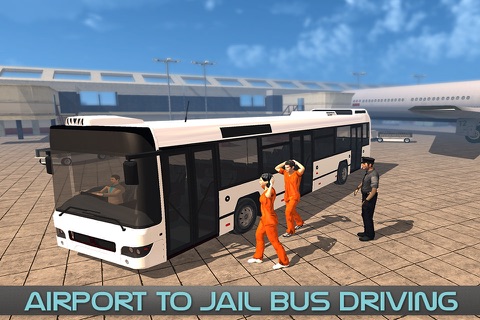 Airport Bus Prison Transport Sim-ulator screenshot 3