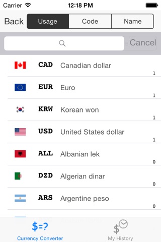 Currency Converter with History - FREE screenshot 3