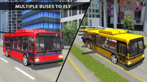 City Bus High Flying Simulator screenshot #4 for iPhone