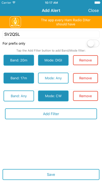 Screenshot #1 pour DX Alerts