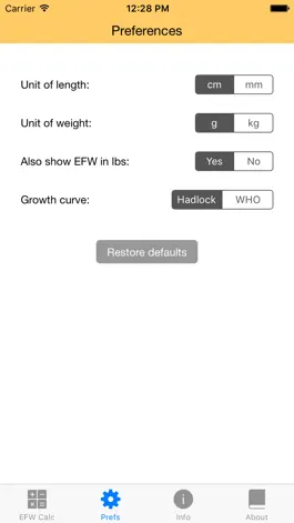 Game screenshot Fetal Weight Calculator - Estimate Weight and Growth Percentile hack