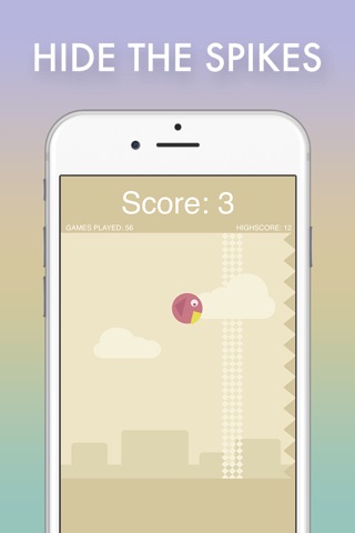 Circle Bird "Hide The Spikes" - Fun Ball Adventure Game for Adults & Kids screenshot 2