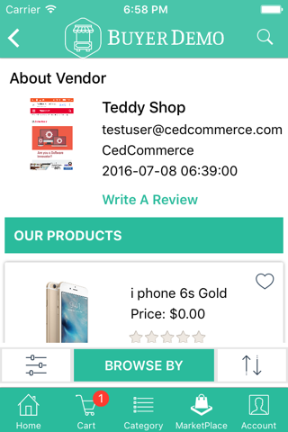 MultiVendor Buyer App Basic screenshot 4