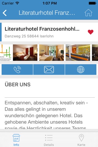 Iserlohn App screenshot 2