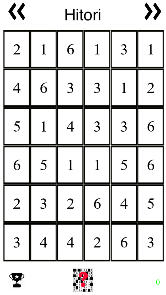 #1. Hitori (Sudoku like Japanese Puzzle game) (iOS) 由: Ancientec Co., Ltd.