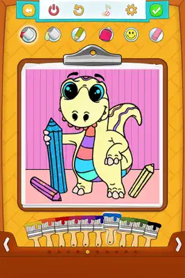 Game screenshot Картинки Раскраски Динозавры mod apk