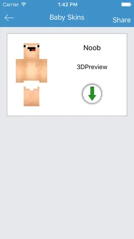 Game screenshot Baby Skins for Minecraft PE Free App apk