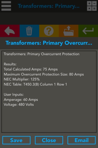 Electrical Transformer Helper screenshot 3