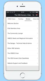 the vr6 owners club iphone screenshot 3