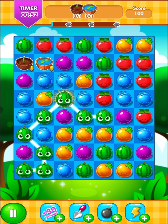 Screenshot #4 pour Crazy Fruit Land Link Splash : Amazing Pop Deluxe Paradise une aventure de combinaisons