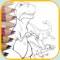 dinosaur world Coloring Book for free game for kids