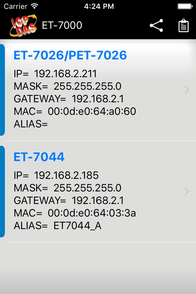 ET-7000: a Modbus TCP connect tool for the ET-7000/ PET-7000 serious modules of ICP DAS screenshot 2