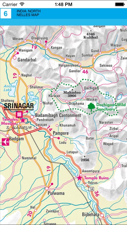 India: North. Tourist map. screenshot-3
