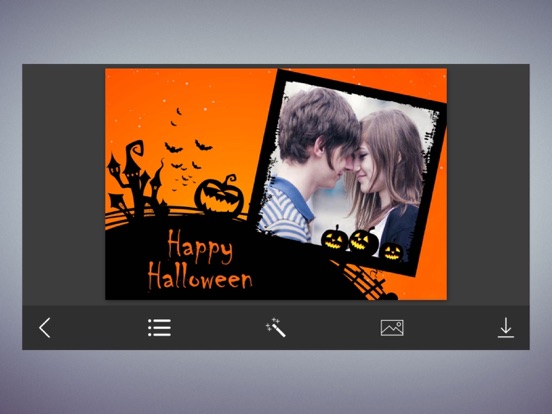 Halloween Photo Frames - Elegant Photo frame for your lovely moments iPad screenshot 4 - Photo & Video app