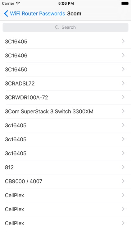 Offline Wi-Fi Router Passwords