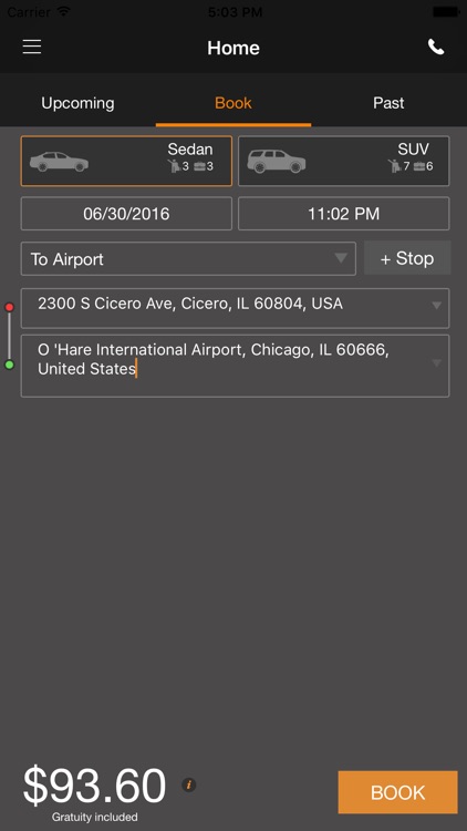 Echo Limousine Customer screenshot-3