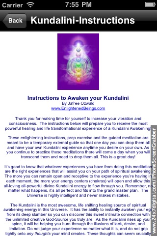 Secrets to Awakening you Kundalini-Jafree Ozwald-Audio/Video Talk Meditation screenshot 4