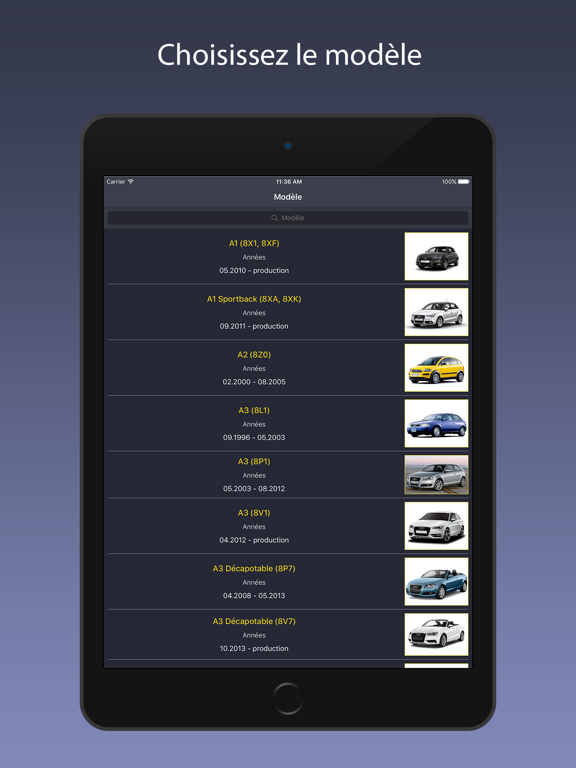Screenshot #4 pour TechApp pour Audi