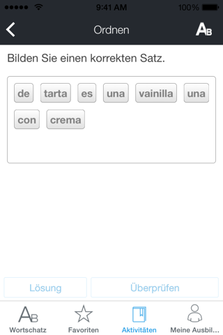 Rosetta Stone Spanish Vocabulary screenshot 4