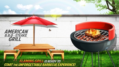 Screenshot #2 pour Steak BBQ américain & brochettes grillades : barbecue en plein air, jeu gratuit simulateur de cuisine