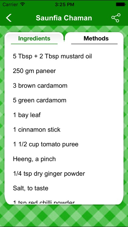 Indian Recipes Collection: All Kind of recipes for India food zomato Cookbook screenshot-3