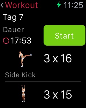 Runtastic Leg Trainer App スクリーンショット