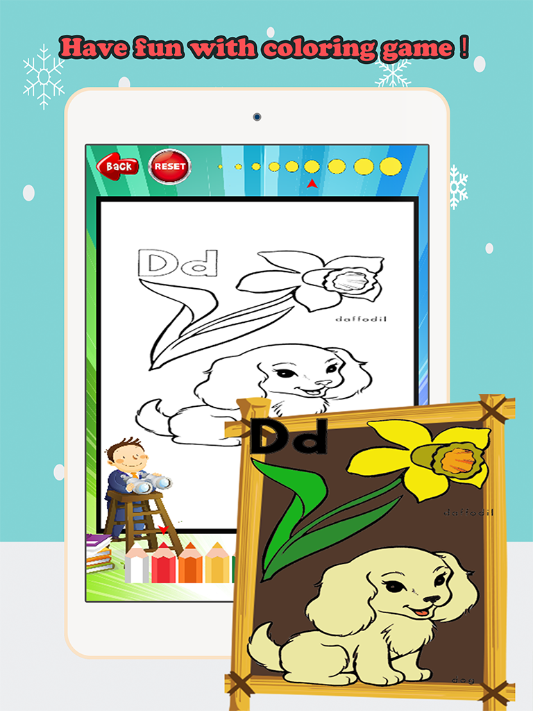 Coloring Book ABCs pictures: Finger drawing games screenshot 8