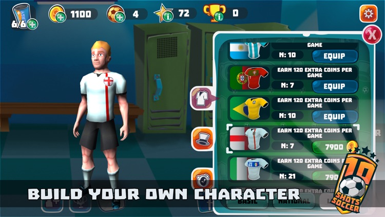 10 Shot Soccer - Flick Football Stars screenshot-4