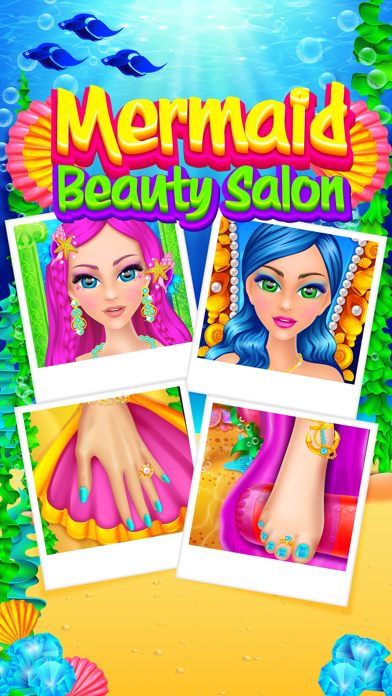 Screenshot #1 pour Mermaid Beauty Salon - Makeup & Makeover Kids Game