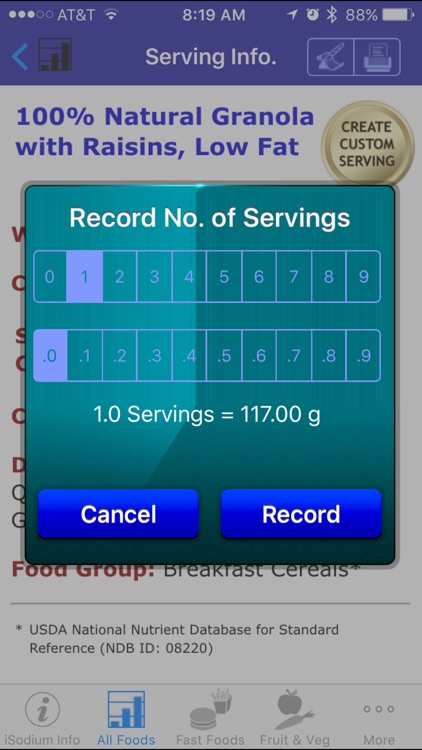 iSodium - iNutrient: Sodium screenshot-4