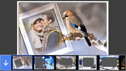 Screenshot #1 pour Winter Photo Frame - Free Pic and Photo Filter