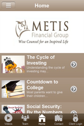 Metis Financial Group screenshot 2