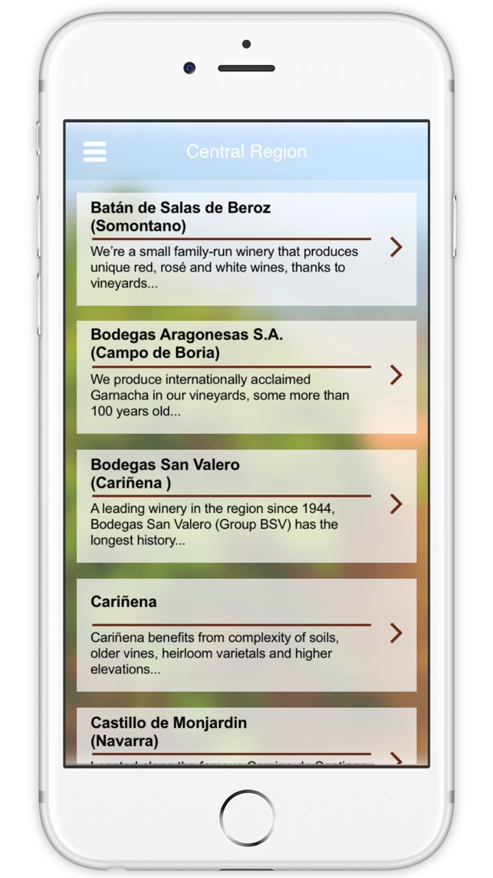 Spain Winery Guide screenshot 2