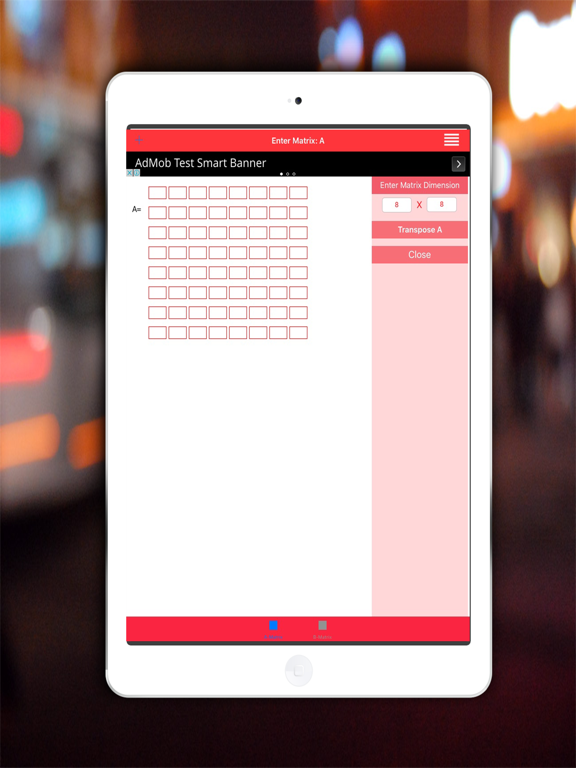 Screenshot #5 pour Multi dimention Matrix Calculator